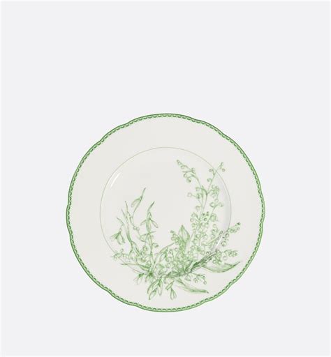 dior plates green